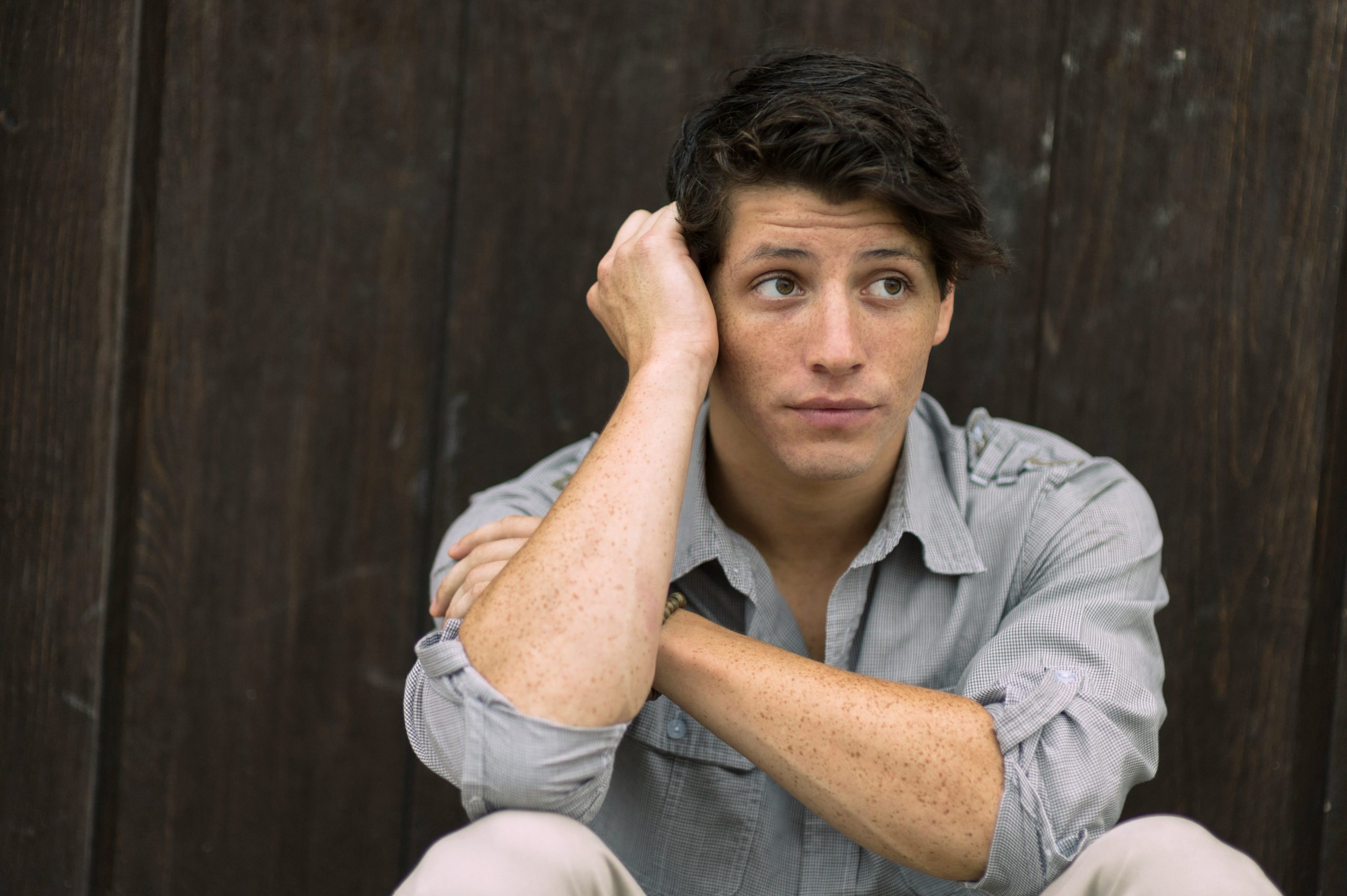 Nervous Young Person at first job