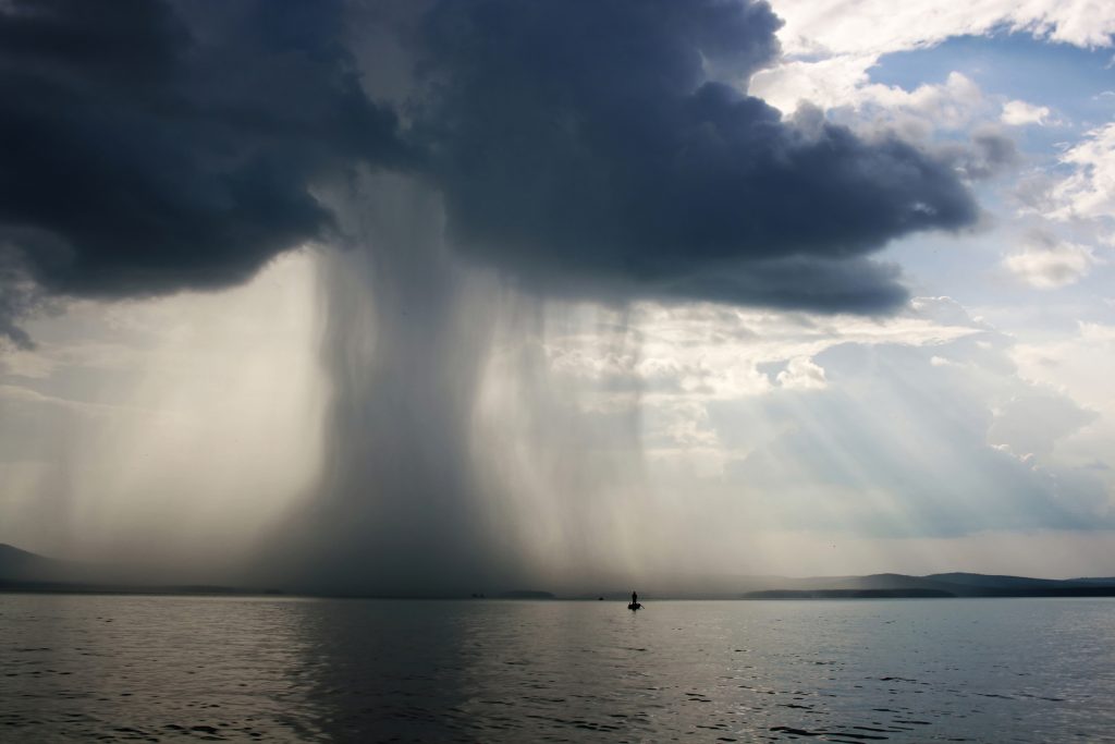 Rainstorm on the horizon